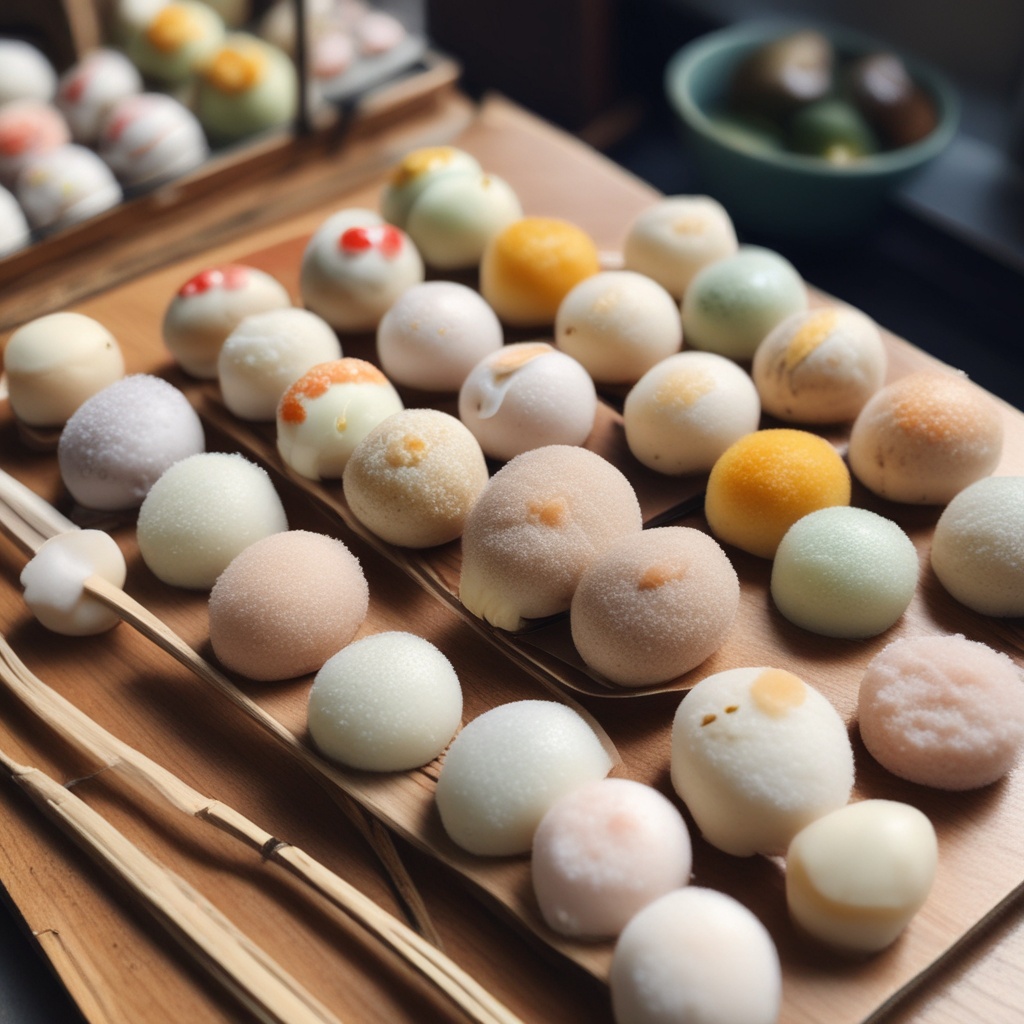 Delicious daifuku treats